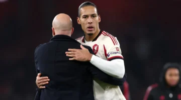 رد فان دايك الحاسم بعد سؤال محرج في مباراة مارسيليا وليفربول